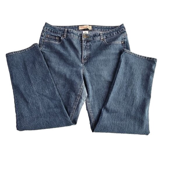 Just My Size Women's 18W (W36xL28) Blue Bootcut Stretch Jeans Style# JM3959 - Picture 2 of 16